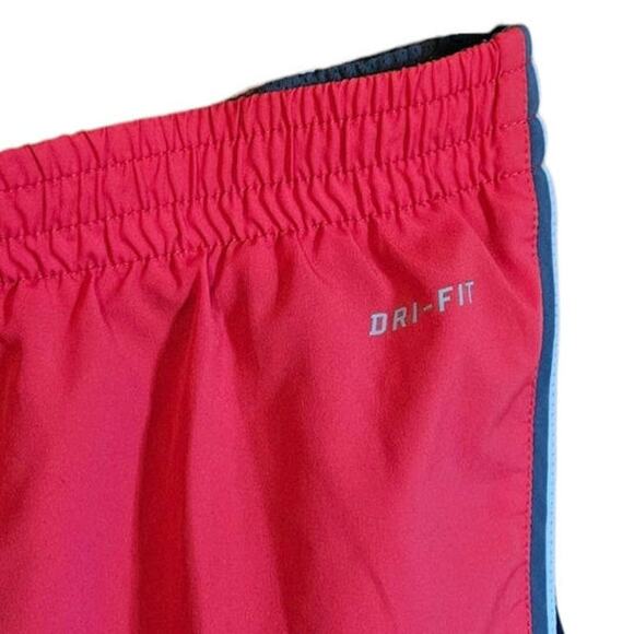 Nike Dri Fit Running Shorts Activewear Pink Grey Women's Medium - Picture 7 of 7
